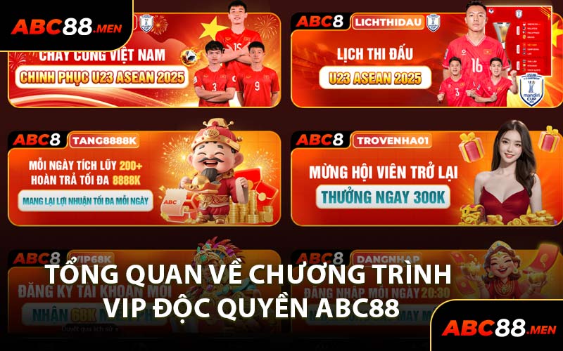 Tổng Quan Về Chương Trình VIP Độc Quyền ABC88